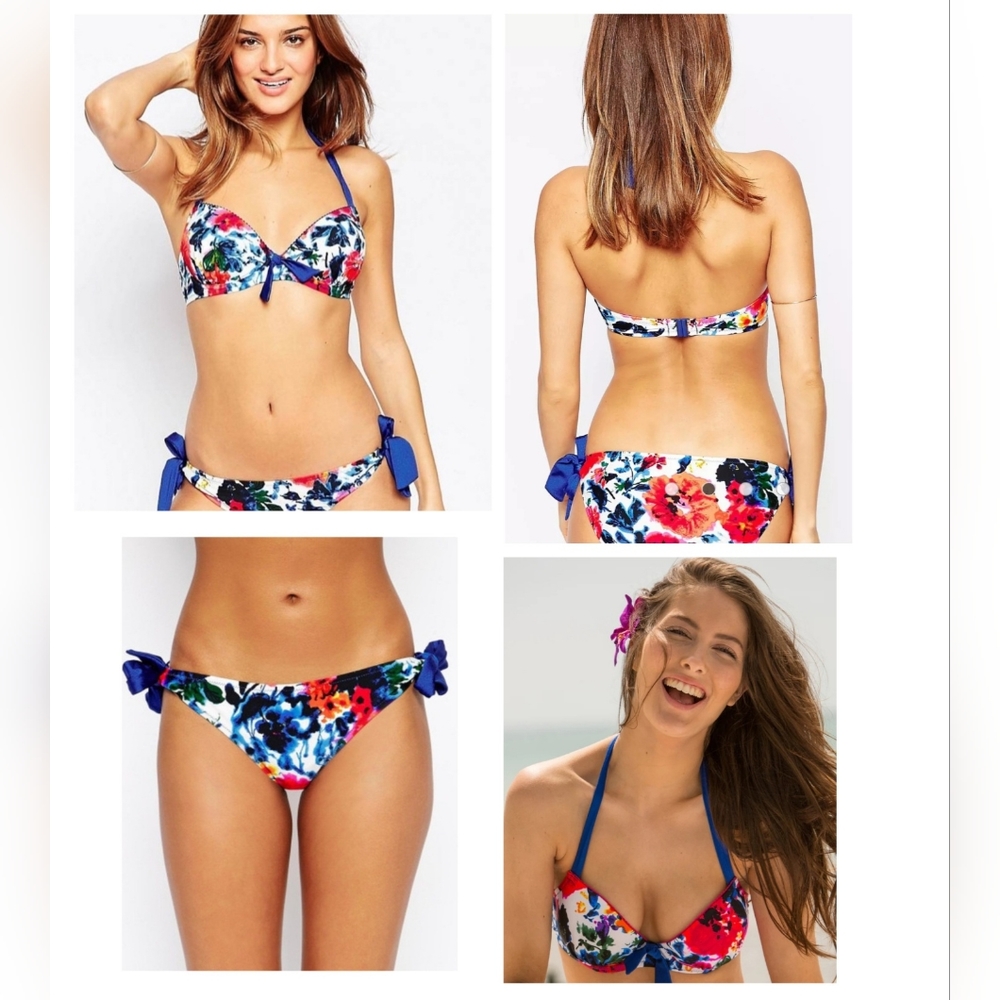 Pour Moi Flamenco Floral Underwire Swim Set